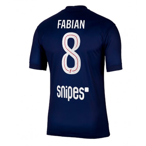 Paris Saint-Germain Fabian Ruiz #8 Hjemmebanetrøje 2025-26 Kortærmet